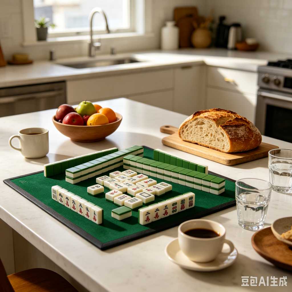 compact mahjong set for small home